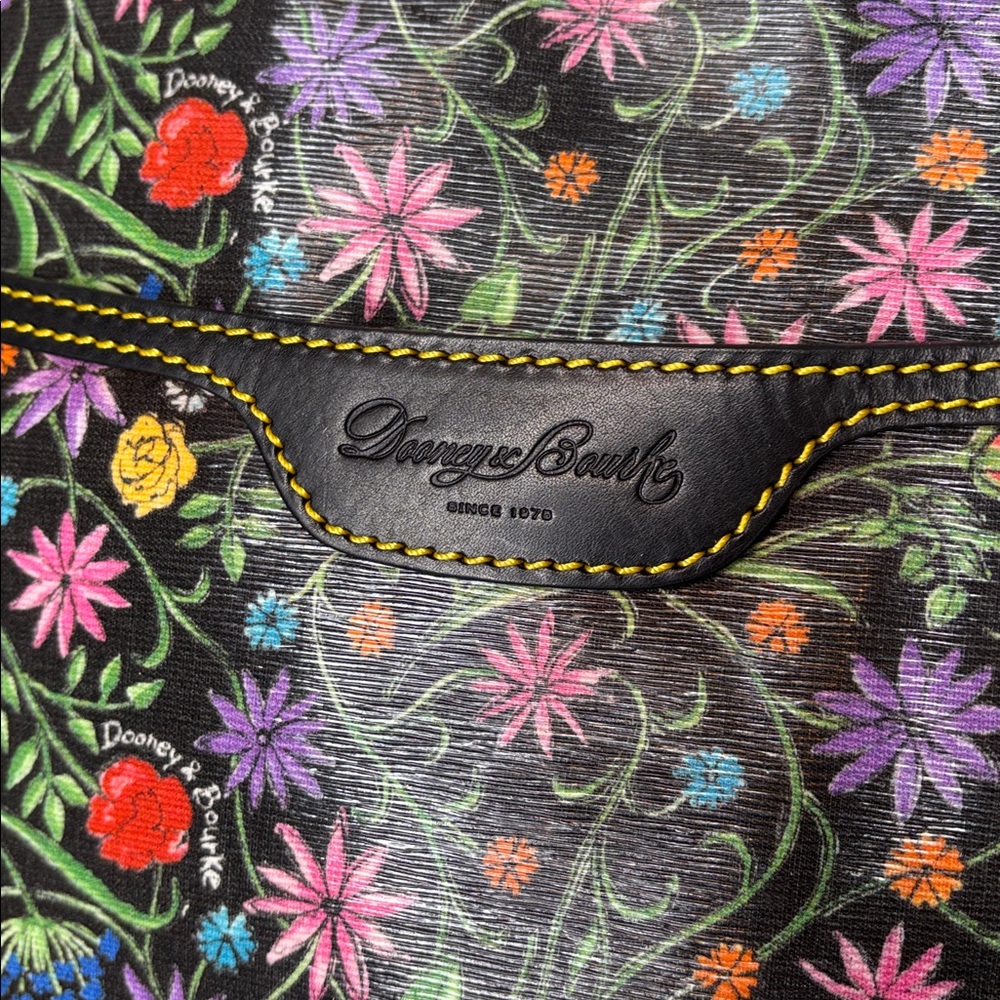 Dooney & Bourke Multicolor Floral Hobo Bag - Picture 3 of 12